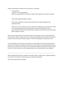Business Strategy: Thriving in Downturns & Future Growth