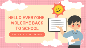 Back to School Icebreaker Activities Presentation
