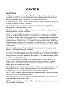 Canto II: Parafrasi e Analisi