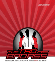 The Tao of Badass: Dating Advice for Men