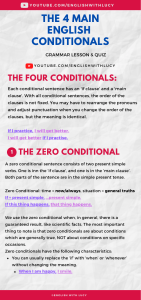 English Conditionals: Grammar Lesson & Quiz