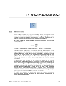 Transformadores Ideales: Voltaje, Corriente, Impedancia