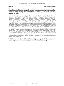 Kidney & Bladder Cancer Treatment: Atezolizumab & Cabozantinib