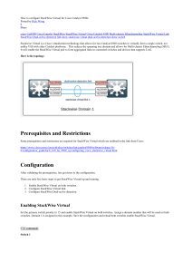 How to Configure StackWise Virtual on Cisco Catalyst 9500 Switches