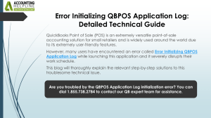Fix QBPOS Application Log Error: Troubleshooting Guide