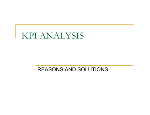 KPI Analysis: Reasons & Solutions for Mobile Network Performance