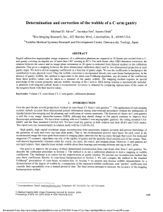 C-arm Gantry Wobble Correction in Cone-Beam CT