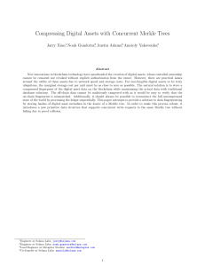 Compressing Digital Assets with Concurrent Merkle Trees