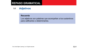 Adjetivos en espa&ntilde;ol: Repaso de gram&aacute;tica