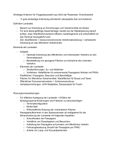 Flughafen Landside Planung: Erreichbarkeit & Verkehrsmanagement