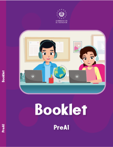 English PreA1 Booklet: Classroom Basics & Family