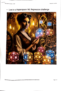 Desaf&iacute;o de Regresi&oacute;n ML: Hipercubos Brillantes