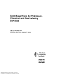 API 673: Centrifugal Fans for Petroleum, Chemical & Gas
