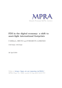 FDI in the Digital Economy: Asset-Light Footprints