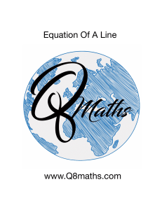 Equation of a Line Math Practice Problems | High School Algebra