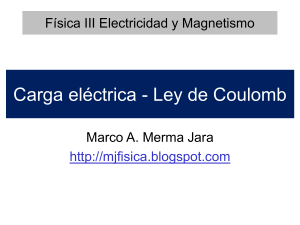 F&iacute;sica III: Carga El&eacute;ctrica y Ley de Coulomb