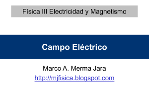 Campo El&eacute;ctrico: Presentaci&oacute;n de F&iacute;sica del Campo El&eacute;ctrico