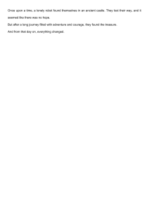 Robot's Treasure: A Short Adventure Story