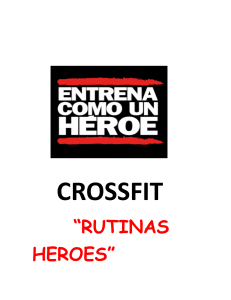 CROSSFIT RUTINAS HEROES