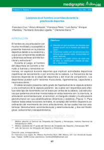 Lesiones de hombro en deportes: una visi&oacute;n general cient&iacute;fica