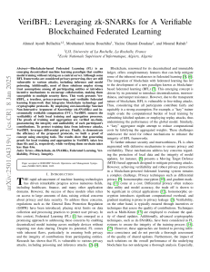 VerifBFL: Verifiable Blockchained Federated Learning with zk-SNARKs