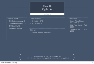 DigiBooks Case Study: E-Reader Market Entry & Marketing Strategy