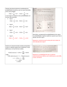 Ejercicios de Probabilidad: Empírica, Eventos Exclusivos, Diagramas de Venn