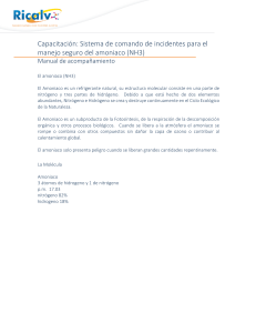 Manual de Capacitaci&oacute;n: Comando de Incidentes con Amon&iacute;aco (NH3)