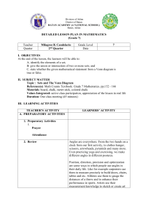 Sets & Venn Diagrams: Grade 7 Math Lesson Plan