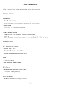 CCNA 3 Revision Notes: Networking, Security, Automation