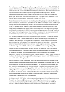 CRISPR/Cas9 Genome Editing: Mechanism, Applications & Ethics