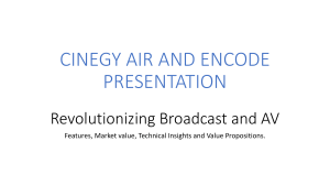 Cinegy Air & Encode: Broadcast Automation Solutions