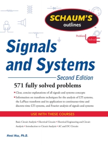 Signals and Systems Textbook: Solved Problems & Analysis