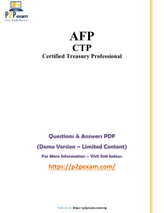 CTP Exam Questions & Answers (Demo)