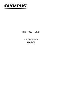 WM-DP1 Mobile Workstation Instruction Manual