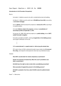 Caballero v. GSIS Case Digest: Civil Procedure & Jurisdiction