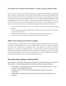 Top Reasons Customers Switch Brands & How to Build Loyalty