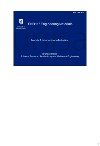 Materials Science & Engineering: Introduction to Materials