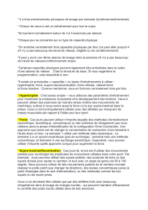 Programme de musculation : hypertrophie, force, puissance