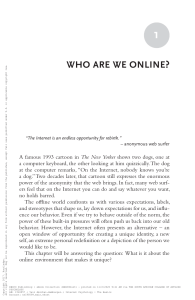 Online Identity: Internet Psychology Chapter