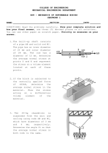 Mechanics of Deformable Bodies Seatwork