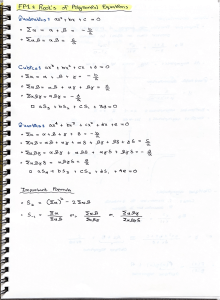 Polynomial Equations: Roots & Formulas