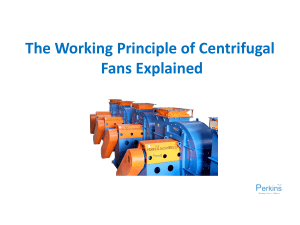 Centrifugal Fan Working Principle & Applications