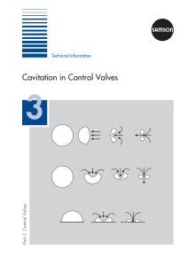 Cavitation in Control Valves: Technical Information Part 3