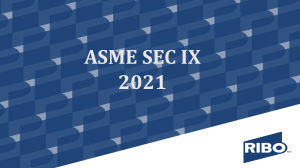 ASME SEC IX 2021 Welding & Brazing Code: Guide & Requirements