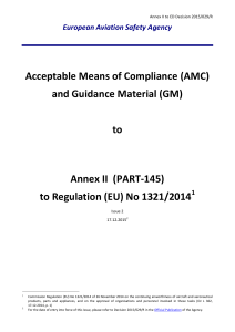 EASA AMC/GM Part-145: Aviation Maintenance Compliance & Guidance