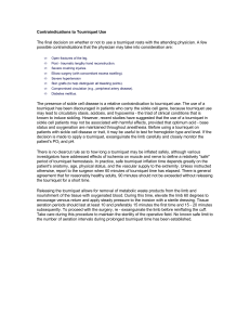 Tourniquet Contraindications & Safe Use Guidelines