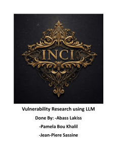 Vulnerability Research using LLM: Enhancing Cybersecurity with AI