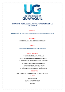 Etapas del Desarrollo Psicosexual: Ecolog&iacute;a del Desarrollo Humano