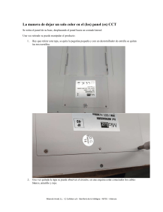 Modificar Panel CCT a un Solo Color: Gu&iacute;a de Soldadura